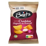 Chips ondulées saveur cheddar oignon de roscoff 125g