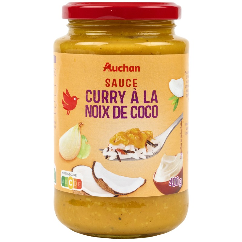 Sauce Curry à la Noix de Coco 400g