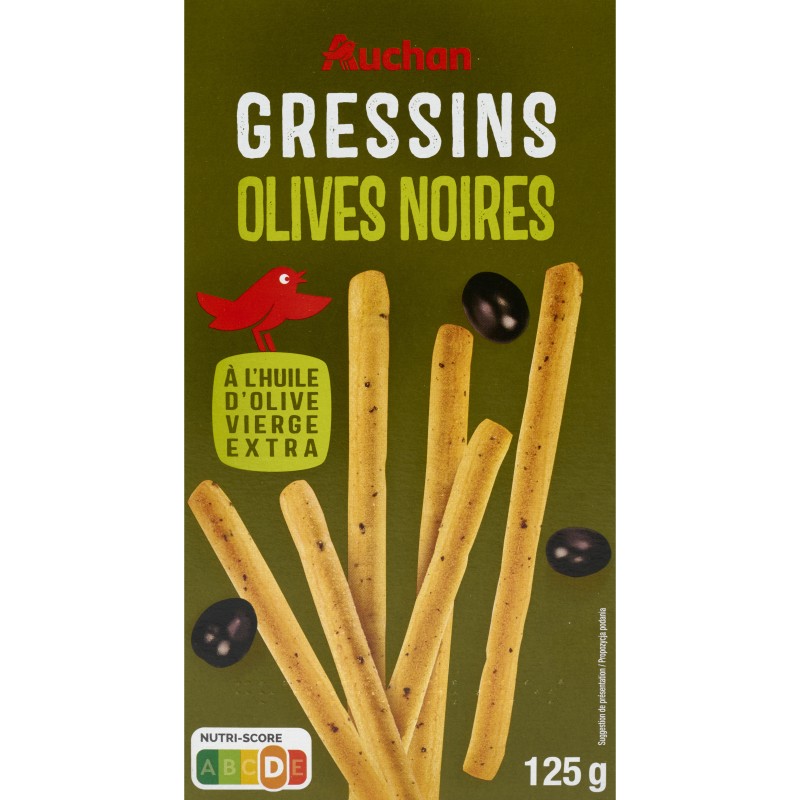 Gressins aux Olives 125g