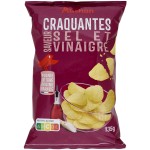 Chips ondulées saveur sel et vinaigre 135g