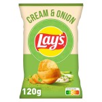 Chips crème et oignons 120g