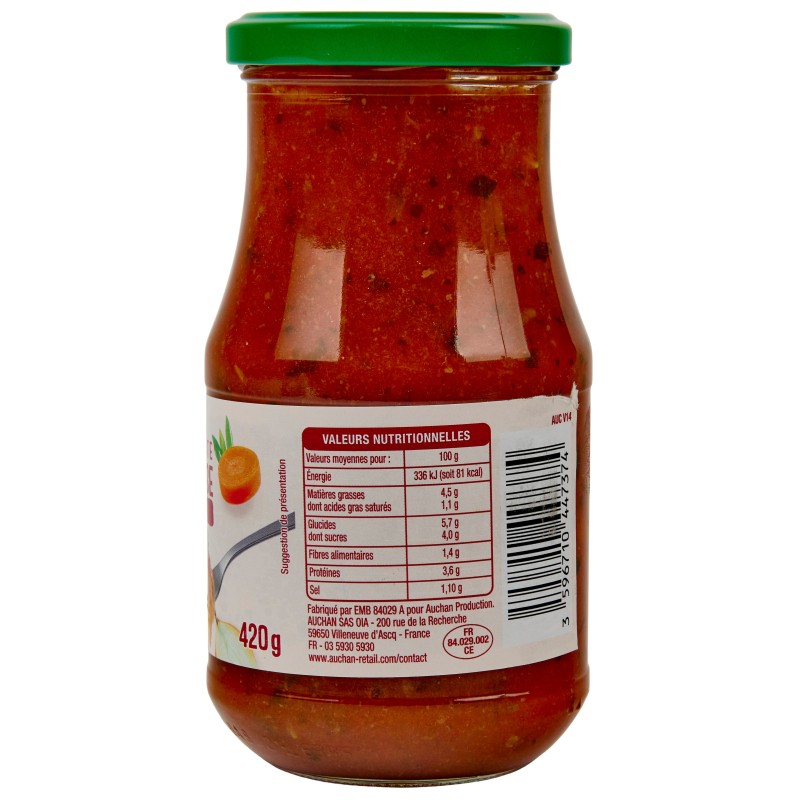 Sauce Tomate Bolognaise 420g