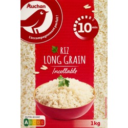 Riz Long Grain Incollable Cuisson Rapide 1kg