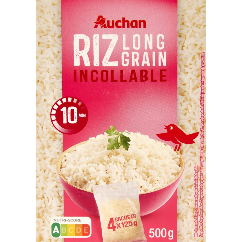 Riz Long Grain 4x125g