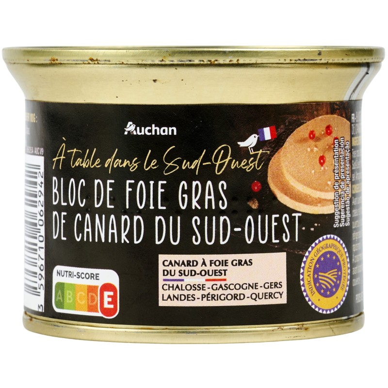 Bloc de Foie Gras de Canard du Sud-Ouest 150g