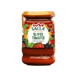 Sauce olives et tomates légèrement piquante 190g