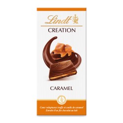 Tablette de chocolat au lait création caramel 150g