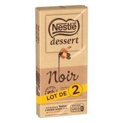 Tablette de Chocolat Noir Pâtissier 2pièces 2x205g