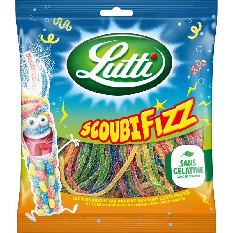 LUTTI Scoubifizz Bonbons Gélifiés 180g