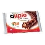 Duplo Fines Gaufrettes Enrobées Chocolat Fourrées Noisette x5 130g