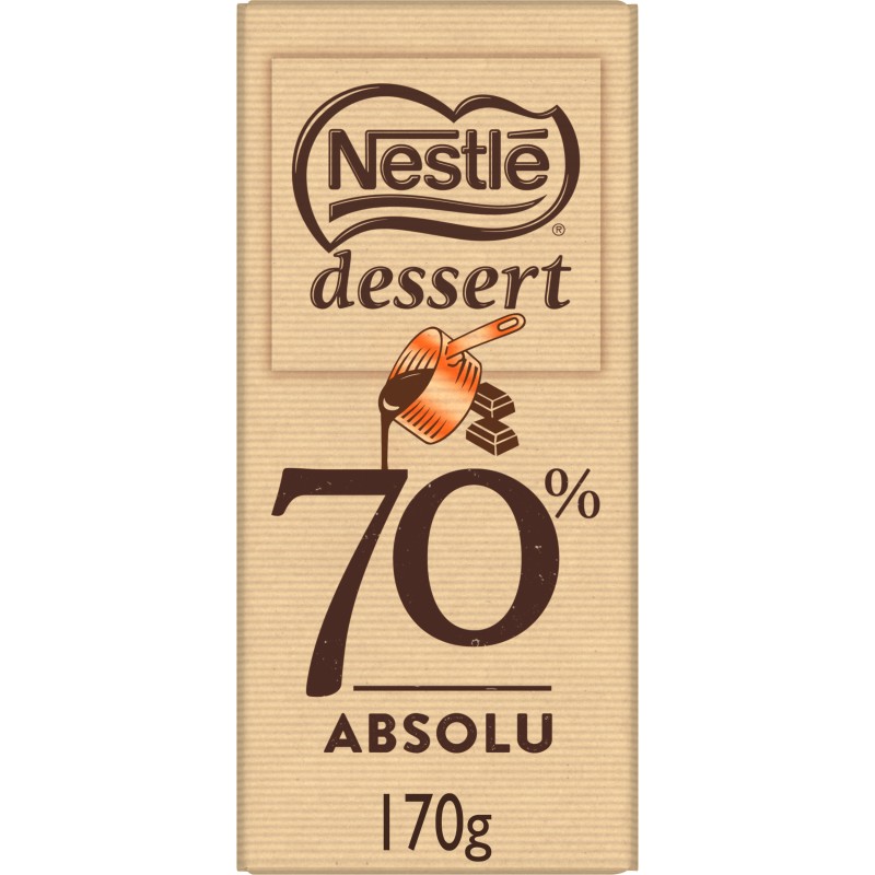 Tablette de Chocolat Noir Pâtissier Absolu 170g