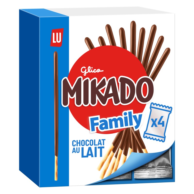 Mikado Nappés de Chocolat au Lait 300g