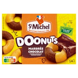 Doonuts Marbrés Chocolat x6 180g