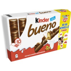 Bueno barres chocolatés 430g 10x2