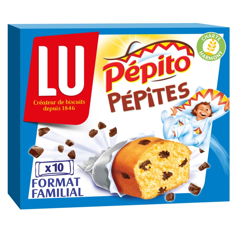 Pépito aux pépites de chocolat x10 300g