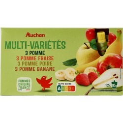 Gourde Compote Fruits Allégés 12x90g