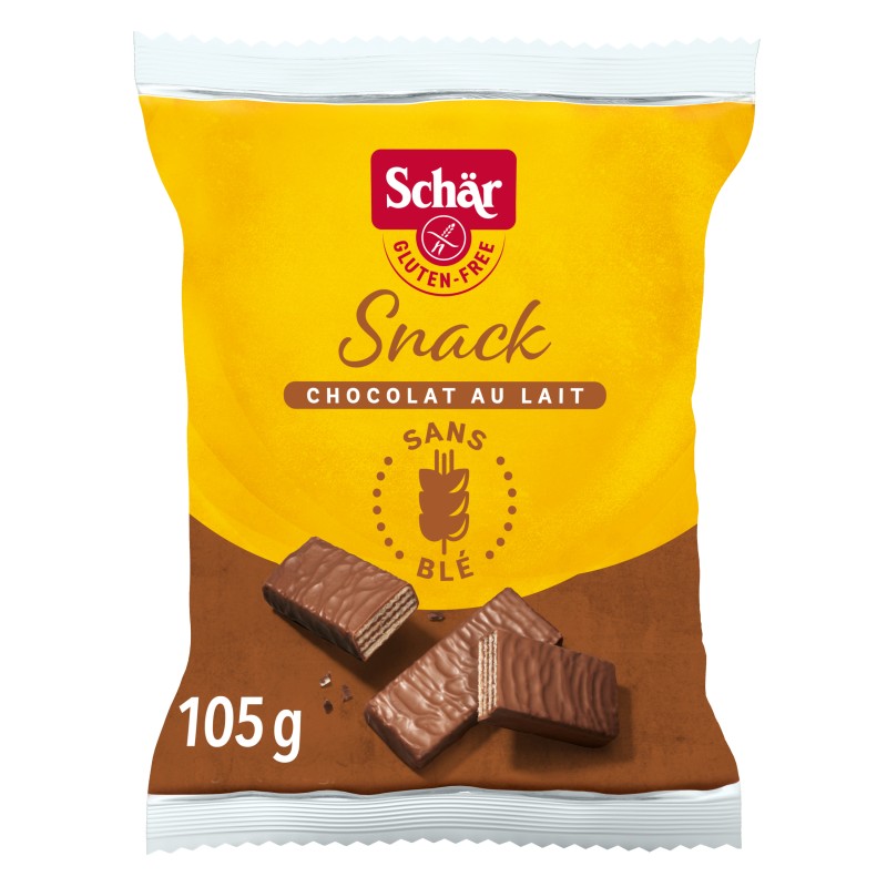 Barre chocolatée sans gluten 105g