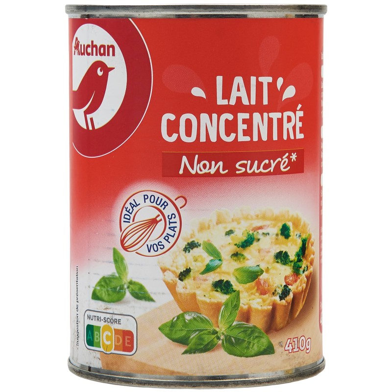 Lait Concentré Non Sucré 410g