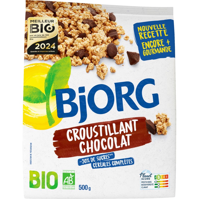 Bio Croustillant Chocolat 500g