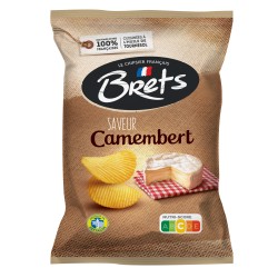 Chips ondulées saveur camembert 125g