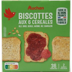 Biscottes aux 6 Céréales 300g