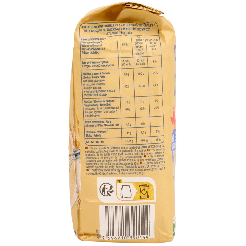 Farine de blé fluide type 45 1kg