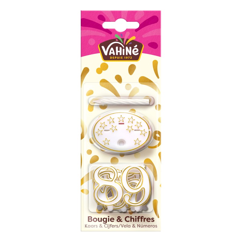 Bougie et Lot de 10 Chiffres