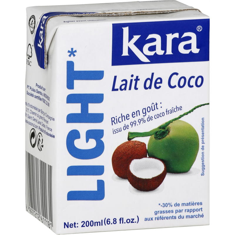 Lait de coco light 200ml