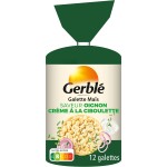 Galette de maïs saveur oignon crème à la ciboulette 120g