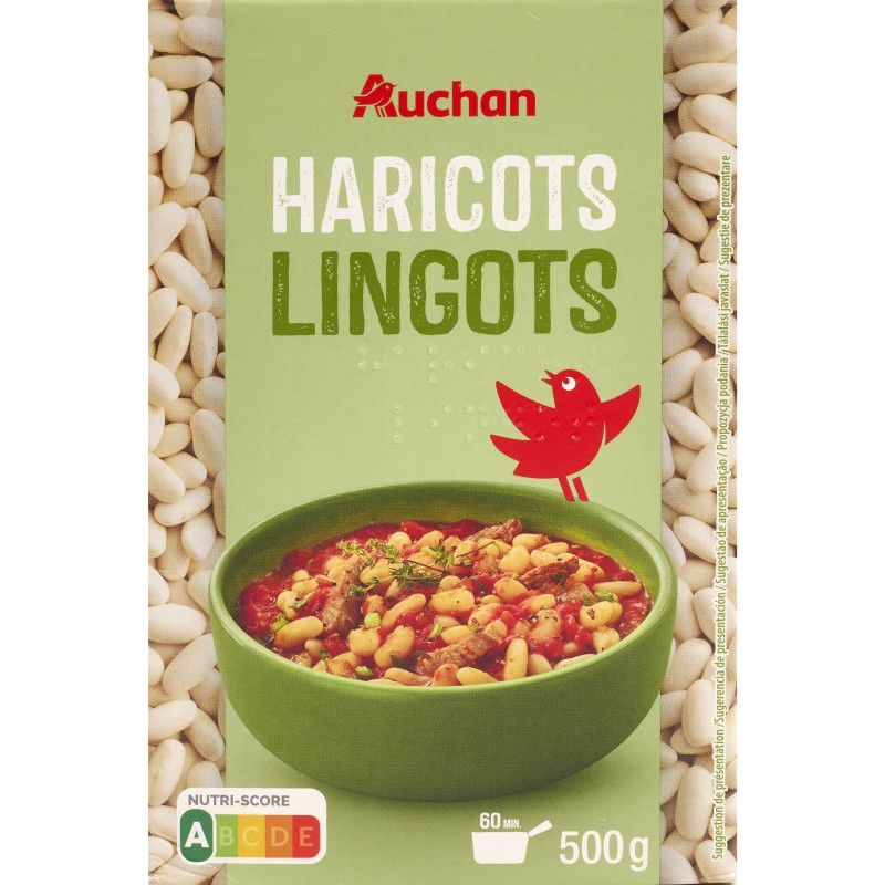Haricots lingots 500g