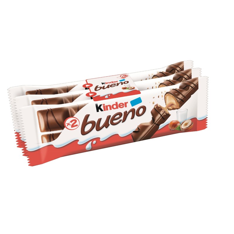 Bueno Barres Chocolatés 3x2 129g