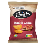 Chips ondulées saveur bacon grillé 125g