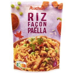 Riz façon paëlla cuisiné en France sachet prêt en 2 min 1 personne 250g