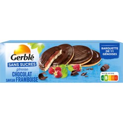 Génoise Chocolat Framboise sans Sucres 140g