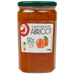 Confiture extra abricots 50% de fruits 730g