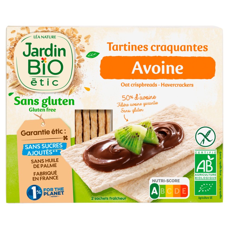 Etic Tartines Craquantes Avoine 150g
