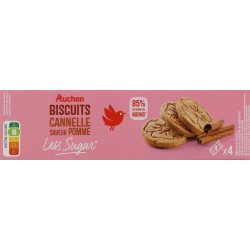 Biscuits cannelle saveur pomme less sugar 130g