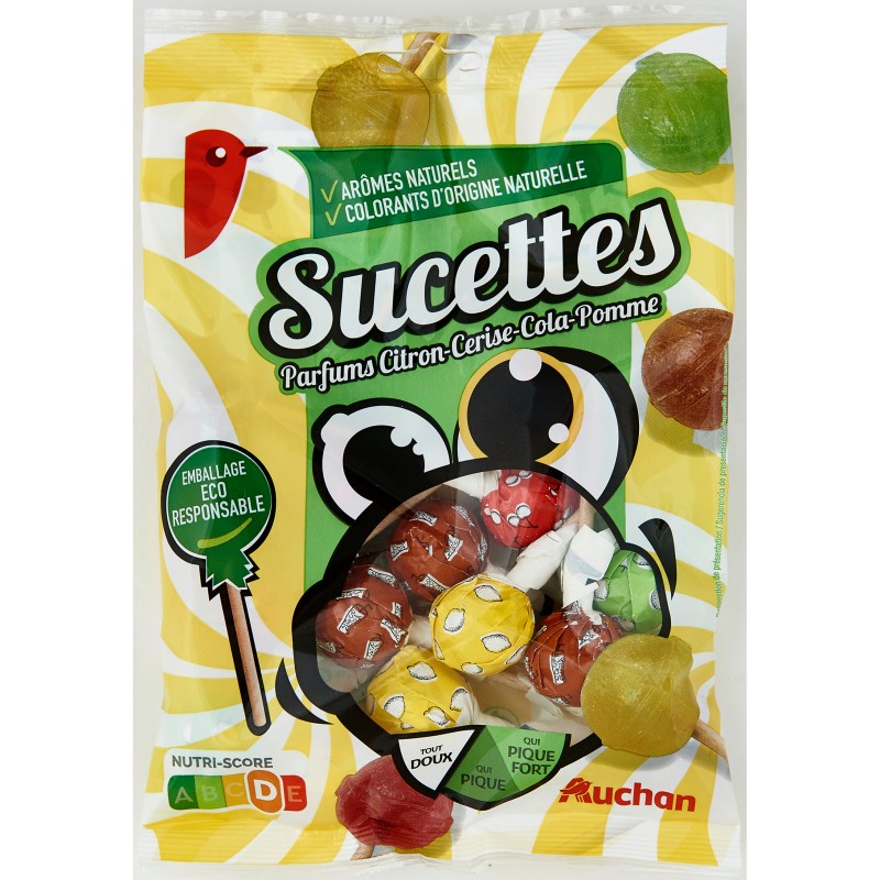 Sucette Parfums Citron Cerise Cola Pomme