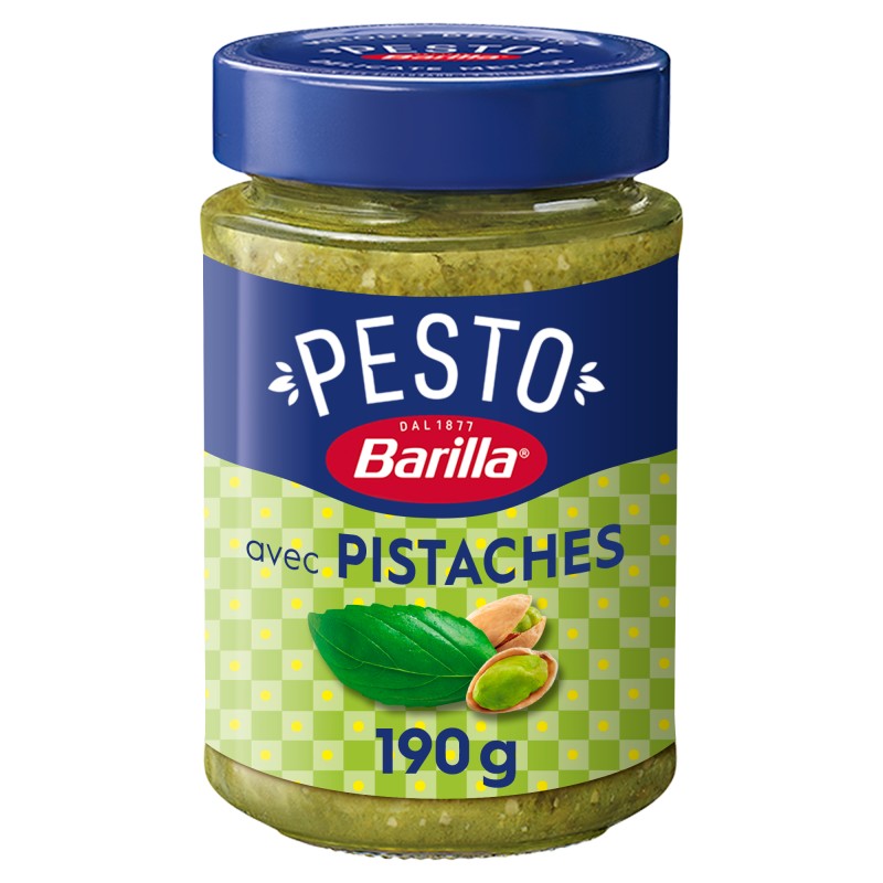 Sauce pesto au basilic et pistaches 190g