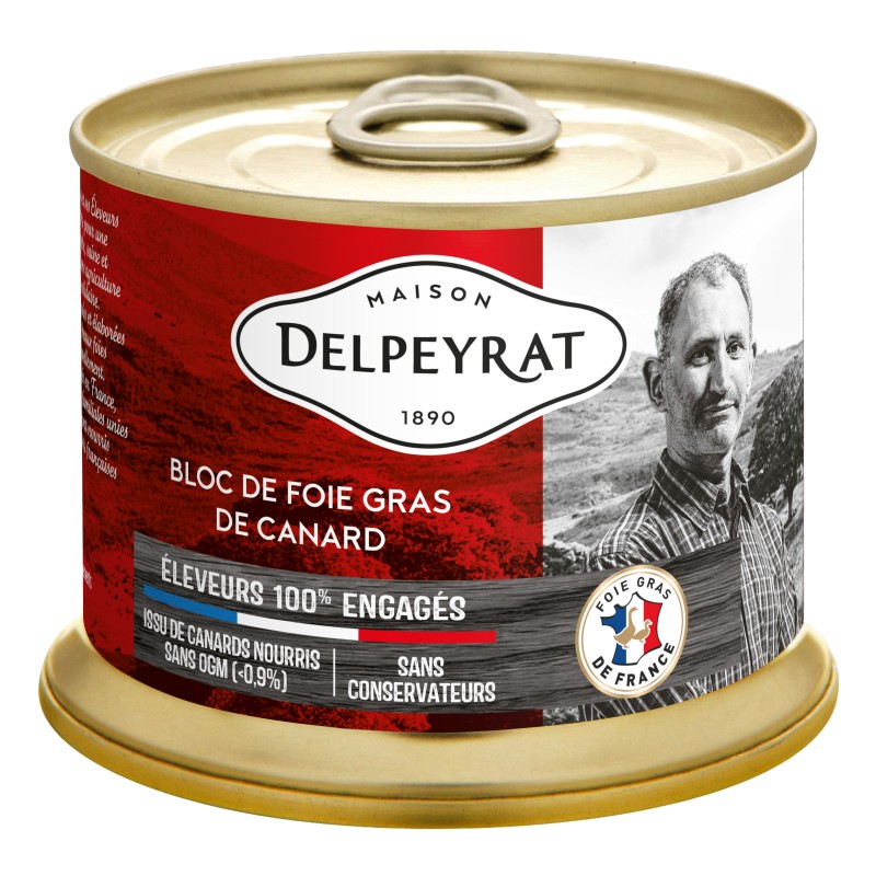 Bloc de Foie Gras de Canard Sud-Ouest 160g
