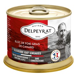 Bloc de Foie Gras de Canard Sud-Ouest 160g