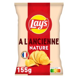 Chips à l'ancienne nature 155g