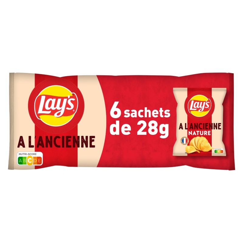 Chips à l'ancienne nature 6x28g