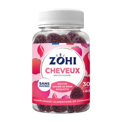 Complément alimentaire gummies pour cheveux cerise 180g