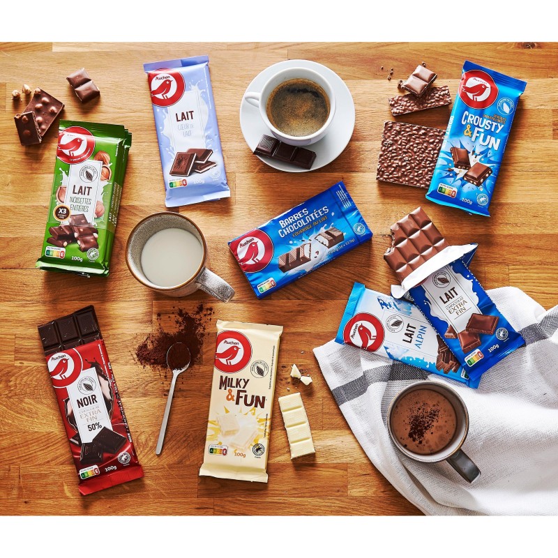 CULTIVONS LE BON Tablettes de chocolat au lait Alpin 3x100g