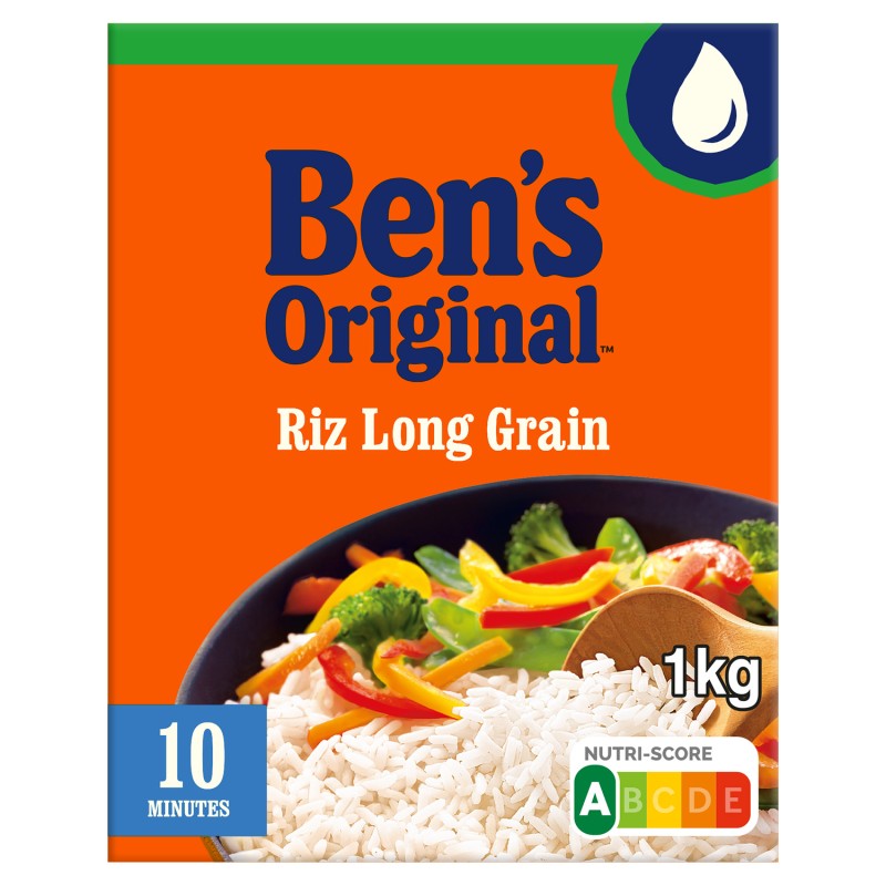 Riz long grain cuisson rapide 1kg