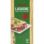 Pâte à Lasagne sans Pré-Cuisson 500g
