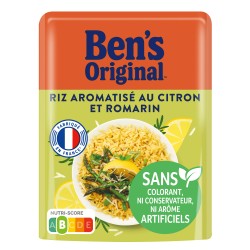 Riz au citron et romarin sachet express 220g