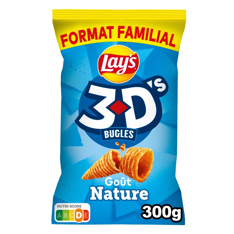 Biscuits soufflés 3D's nature 300g