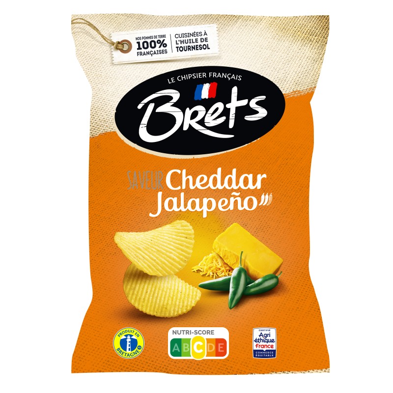 Chips Saveur Cheddar Jalapeno 125g